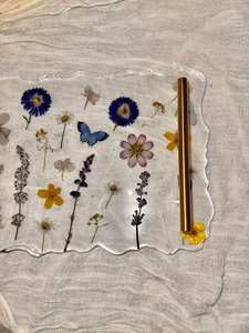 Plateau de service artisanal en résine de marbre vert naturel fait à la main décorations de Noël tendance pour la maison bijoux affichage maison élégante - Product Image 2