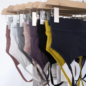 Sujetador deportivo transpirable y ligero de nailon y elastano para mujer - Soporte alto, espalda cruzada, sin costuras, para yoga y ropa deportiva - Product Image 6