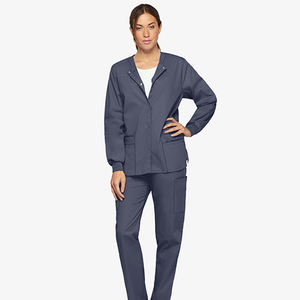Uniformes de gommage en gros Vestes d'infirmière en vente Veste de gommage extensible pour femmes à la mode Uniformes médicaux Uniformes de style Cherokee - Product Image 1