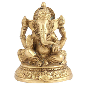 Statues en laiton sculptées à la main sur mesure avec thème ganesha idéal pour les magasins de décoration intérieure pour la revente - Product Image 4