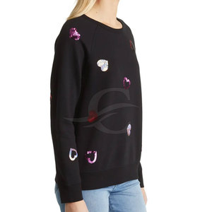 Sudaderas personalizadas de tamaño XS para mujer, ropa de calle forrada para Fitness, estilo informal para invierno, tela de lona, diseño teñido liso - Product Image 4