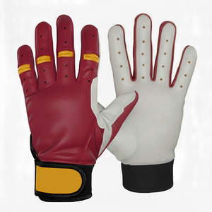Guantes de Bateo de Béisbol Personalizables, Guantes de Cuero Transpirables, Equipo de Bateo Personalizado para Jóvenes y Adultos - Product Image 6