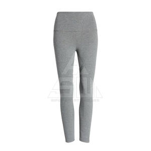 Wholesale Custom Made Women <b>Legging</b> Solid Pattern <b>High</b> Quality Breathable <b>Tummy</b> <b>Control</b> Lightweight Spandex/Polyester Pants - Product Image 1