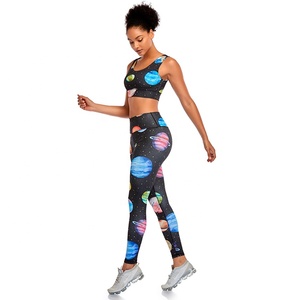 Conjunto de Yoga para Mujer, Dos Piezas, Sin Costuras, de Secado Rápido, Transpirable, Ropa Deportiva para Gimnasio, Directo de Fábrica, Económico - Product Image 3
