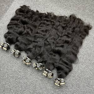 Venta caliente de alta calidad de cinta en la onda natural vietnamita extensiones de cabello humano virgen cabello humano - Product Image 5