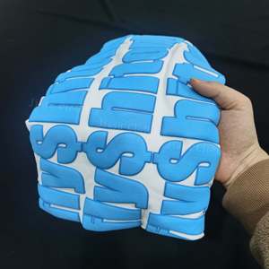 Personalizado para hombre Puff Imprimir Streetwear Tee OEM Fábrica de algodón de gran tamaño T Shirt 3D Raised Logo Design Shirt - Product Image 2