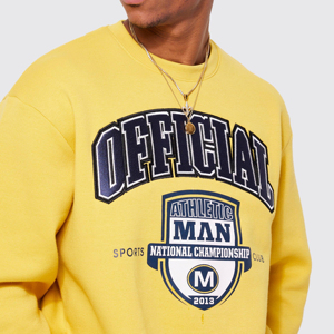 Sudaderas de algodón 100% pesadas personalizadas para hombre, nuevas sudaderas de moda, sudaderas transpirables básicas de cuello redondo de Color sólido liso 2025 - Product Image 4