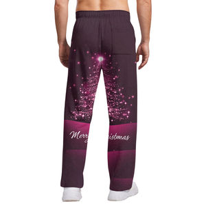 Pantalon de survêtement de Noël en polyester pour hommes Pantalon de survêtement de Noël à la mode Joggers décontractés d'hiver - Product Image 2