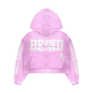 2025 nueva moda High Street precio competitivo mujeres apiladas chándal peso pesado diseño personalizado mujeres chándal - Product Image 2