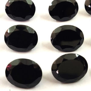 Natural Black Spinel Oval 10x12mm Cut Faceted - Loose Black Spinel Loose Gemstone Top Quality - Product Image 2
