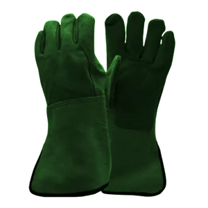 Welding <b>Gloves</b> Leather Safe and Puncture-Proof Fire Resistant and High Temperature Resistant <b>Oven</b> <b>Glove</b> - Product Image 2