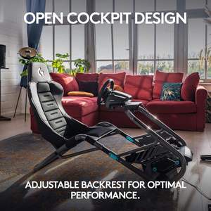 Asiento de Juego Trophy G Edition Sim Racing Cockpit, Totalmente Ajustable, Soporte de Accionamiento Directo, Ligero y Robusto, Comodidad Absoluta - Product Image 4