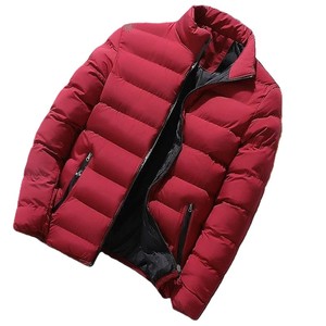 Chaquetas de invierno a prueba de viento de alta calidad Chaquetas de hombre con cremallera con estilo informal Diseño personalizado Chaqueta acolchada al por mayor - Product Image 2