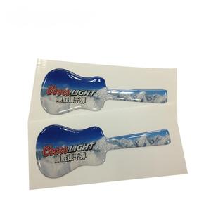 Autocollant en résine époxy personnalisé de haute qualité, résistant à l'eau et aux UV, avec logo imprimé - Product Image 6