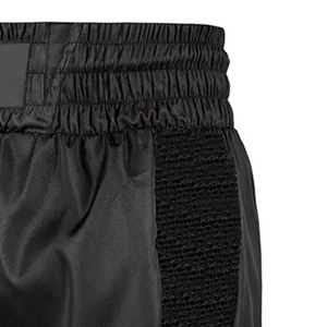 กางเกงขาสั้นเอวยางยืดสีดำกางเกง MMA แบบเย็บปักลายด้านข้างกางเกงขาสั้นผ้าแห้งเร็ว - Product Image 6