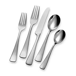 Ensemble de couverts en acier inoxydable de qualité supérieure pour hôtels, couverts réutilisables, café, steak, thé, dessert, couteau, cuillère, fourchette en argent - Product Image 2