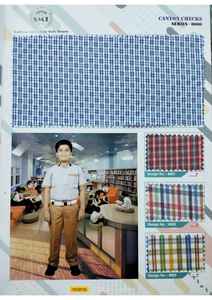 Tissu à carreaux en coton polyester teint en fil de qualité supérieure, tissu de doublure pour chemises et vêtements de qualité supérieure - Product Image 5