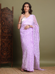 เสื้อเบลาส์ปักลายด้วยมือคุณภาพสูงผ้าส่าหรีเลื่อมแบบไม่ยับย่นตัดผ้าวิสคอสจากจีนแท้ - Product Image 3