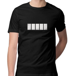 T-shirt col rond uni surdimensionné poids lourd impression personnalisée Logo O Neck pour hommes - Product Image 5