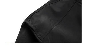 Chaqueta Bomber Ajustada para Hombre, Estilo Urbano, Invierno 2025, Nueva, Informal, de Lona, con Cuello Alto, Logotipo Frontal, Ecológica, de Secado Rápido y Transpirable - Product Image 5