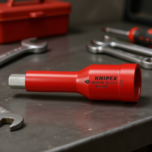 Knipex 3/8'' Hexagon <b>Socket</b> for Hexagonal <b>Socket</b> Screws with Internal Square Product Category <b>Socket</b> - Product Image 3