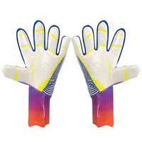Guantes protectores de dedos de cuero para niños y adultos Guantes de portero de fútbol antideslizantes resistentes Color grueso