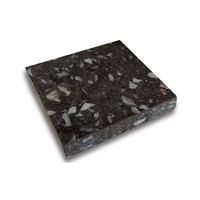 Carreaux de sol carrés en terrazzo Uterra Indonésie Bali, 18 mm d'épaisseur, 1350x2500 mm, antibactériens, polis mats, design moderne, appartement