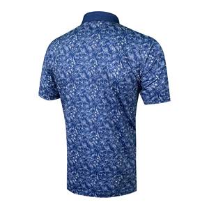 เสื้อโปโลกอล์ฟผู้ชายเสื้อโปโล100% โพลีเอสเตอร์แขนสั้นเสื้อโปโลกอล์ฟต่อต้านพิลลิ่งสำหรับผู้ชายน้ำหนักผ้า180กรัม - Product Image 2