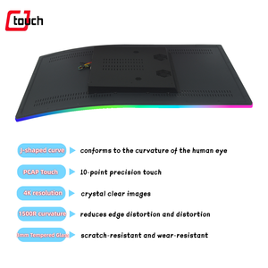 <span class=keywords><strong>Monitor</strong></span> layar sentuh kapasitif LED j-curved Besar 49 inci 4K untuk Gaming/papan iklan - Product Image 4