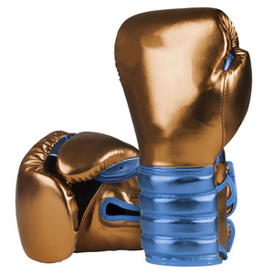 Guantes de boxeo de cuero PU, guantes de boxeo profesionales, brillantes, a granel, baratos, venta al por mayor - Product Image 6