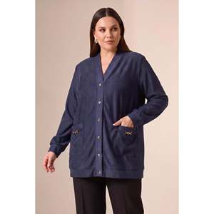 Suéter de punto grande Fitilli, color azul marino - Product Image 1