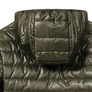 แจ็กเก็ตขนเป็ดสำหรับผู้ชาย, เสื้อกันลมกันหนาวแบบมีฮู้ดไซส์ใหญ่พิเศษ - Product Image 4