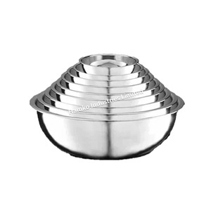 Precio de fábrica directo al por mayor precio barato personalizado de alta calidad diseño único tazón clásico de acero inoxidable 18 cm de Bangladesh - Product Image 1