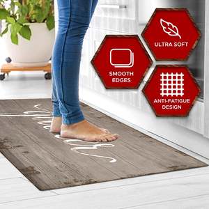 Tappeto Antifatica da Cucina Oversize 20x55 in PVC e PU Intrecciato con Motivo Originale per Stare in Piedi - Product Image 5