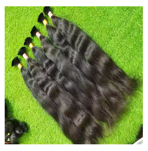 Cheveux crus vierges indiens pour des extensions de cheveux à couverture complète avec éclat et force naturels - Product Image 1