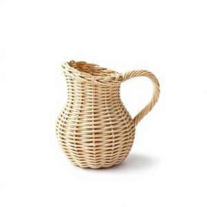 Cesta de Mimbre Artesanal KETTLE - Product Image 1