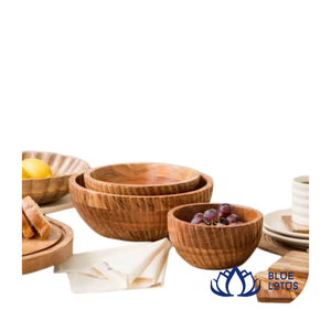 [BEST SELLER] |   Bols en bambou tressé en vrac, classiques, non revêtus, légers, vaisselle écologique pour riz, salade, légumes, fabrication Vietnam - Product Image 1