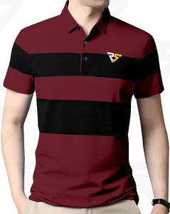 Camiseta de cuello redondo con alfabeto para hombre, camiseta de Golf bordada, camiseta de Polo de Jersey de alta calidad, camiseta de Golf para hombre, camisetas de Polo - Product Image 2
