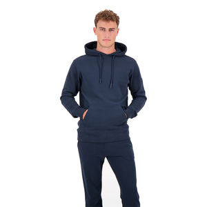Pull à capuche épais surdimensionné uni 100% coton sweat à capuche en molleton de conception personnalisée en gros à capuche pour hommes. - Product Image 1