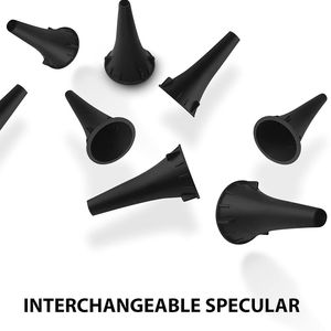 Ensemble d'otoscope professionnel standard, tailles personnalisées, acier inoxydable, outil de diagnostic manuel, examens des oreilles et de la gorge, ISO/CE ARISTON - Product Image 6