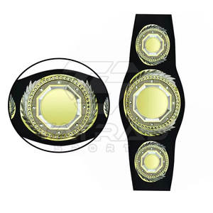 Cinturón de lucha libre ligero para hombres del fabricante de Pakistán para equipo de artes marciales Cinturón de lucha de cuero del fabricante del servicio del OEM - Product Image 5