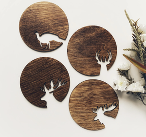 Sous-verre en bois pour la maison et la cuisine Utilisation Meilleure vente Sous-verre en bois Meilleur sous-verre en bois 4 pièces - Product Image 2