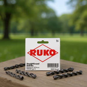 Forets droits D.0.5mm HSS-G 10 pièces DIN338 Type N Marque RUKO - Product Image 3