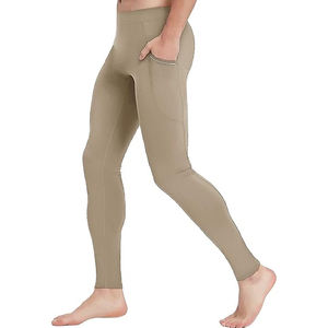 Soft Material Cozy Use <b>Men</b> Yoga <b>Leggings</b> High Performance Fitness Arrival Elastic Waist Casual / <b>Sports</b> Wear Durable <b>Leggings</b> - Product Image 1