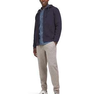 Pantalones de chándal Fabricante Pantalones de hombre personalizados Suéter Pantalones de chándal en blanco Pantalones de chándal negros Pantalones de algodón unisex para hombre Joggers - Product Image 2