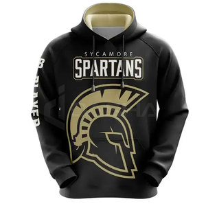 Vente en gros personnalisé sweats à capuche avec logo brodé sublimé vierge maillot de hockey avec lacets pour vente en ligne - Product Image 4