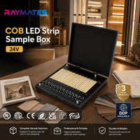 Kotak Sampel Lampu LED COB Kustom Baru 12/24V DC, Kotak Display Mini Strip LED COB untuk Pameran Dagang, Ritel, dan Renovasi