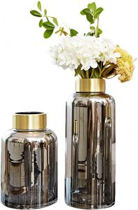 Florero de cristal superventas de Amazon, diseño lujoso, maceta hecha a mano para deshierbe, para el hogar Decoración de mesa, florero - Product Image 5