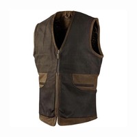 Gilet d'extérieur pour hommes randonnée pêche camping chasse gilet orange séchage rapide respirant polyester gilet de chasse en montagne