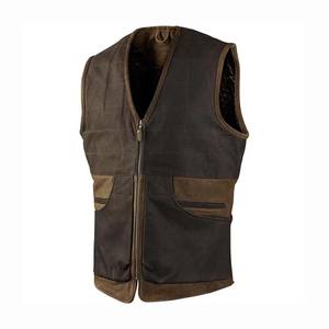 Gilet d'extérieur pour hommes randonnée pêche camping chasse gilet orange séchage rapide respirant polyester gilet de chasse en montagne - Product Image 5